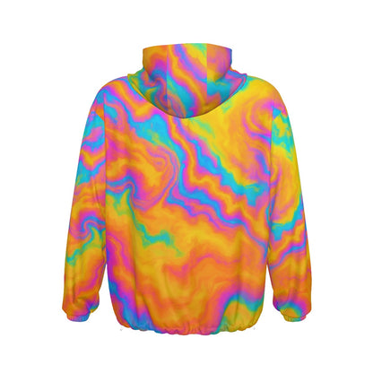 Unisex Pullover Jacket With Zipper Closure