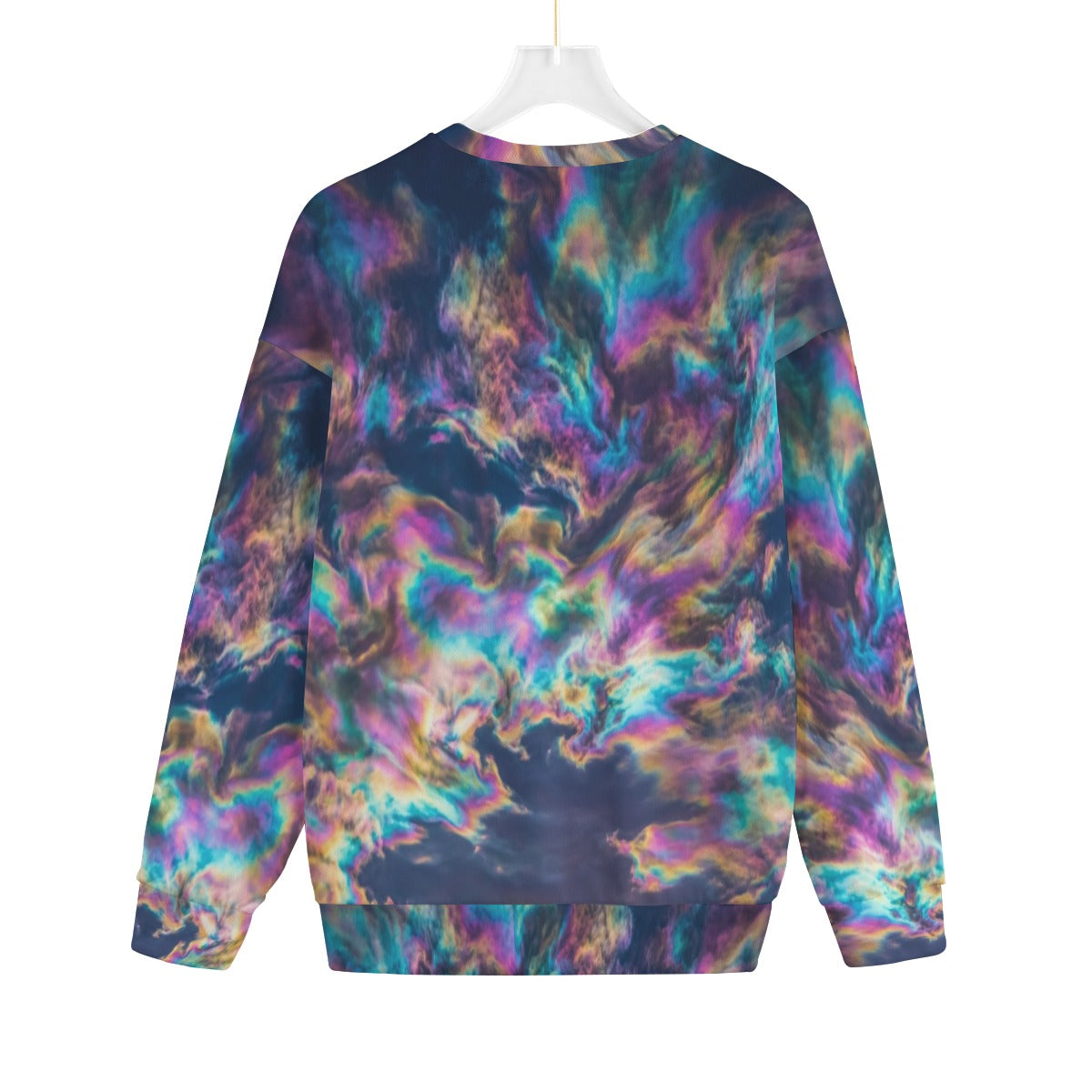 Unisex Drop-shoulder Knitted Fleece Sweater - view 2