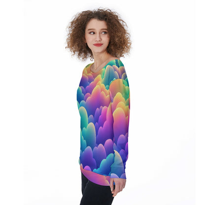 Women's Off-Shoulder Sweatshirt