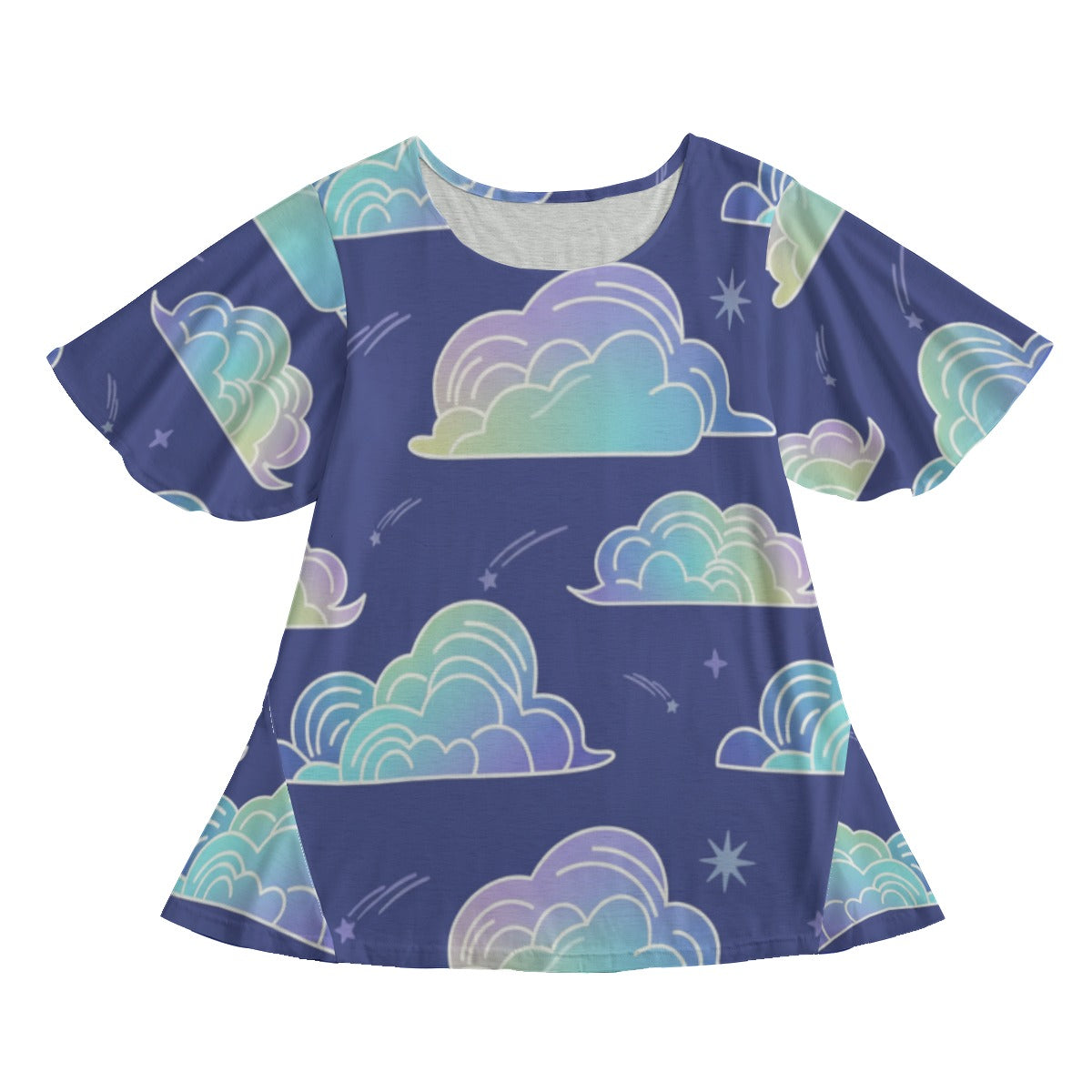 Women's Round Neck T-shirt With Short Sleeve