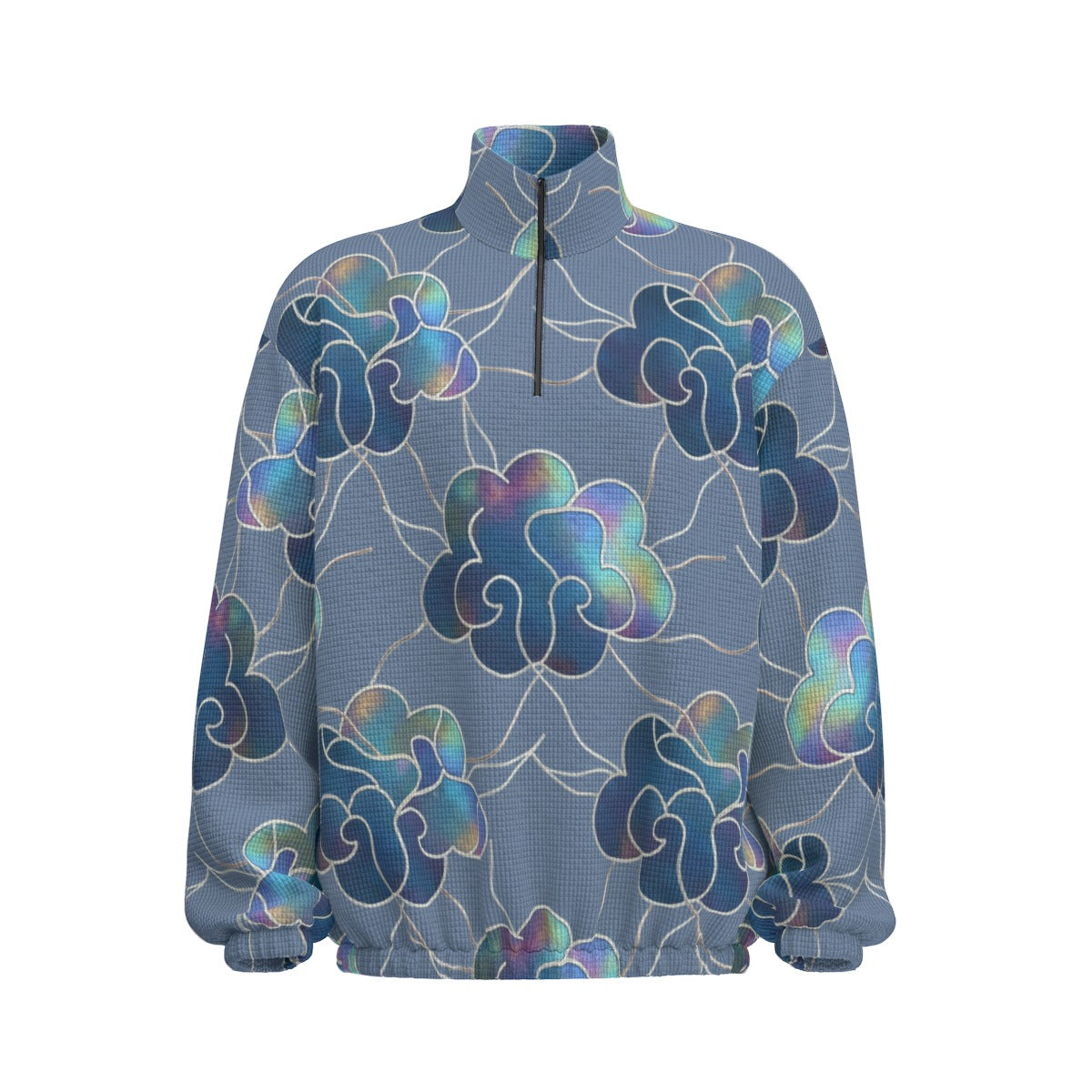 Unisex Turtleneck Zippered Sweatshirt
