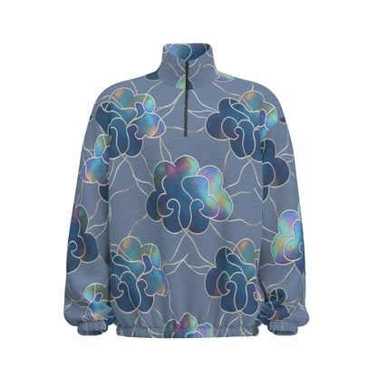 Unisex Turtleneck Zippered Sweatshirt