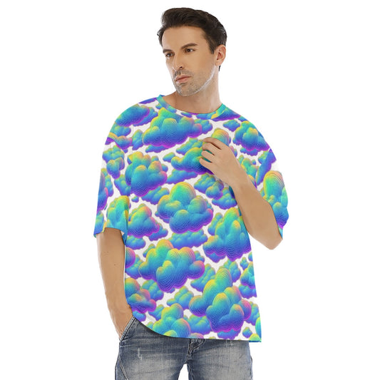 Men's Drop Shoulder T-shirt With Short Sleeve