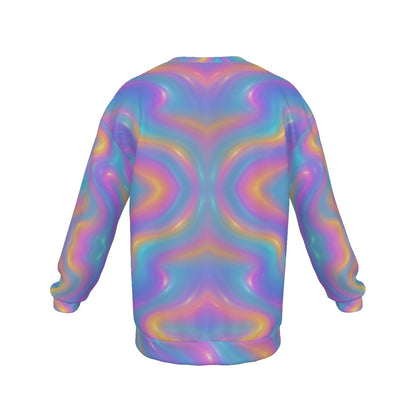Men's Drop Shoulder Round Neck Long-Sleeved Sweatshirt