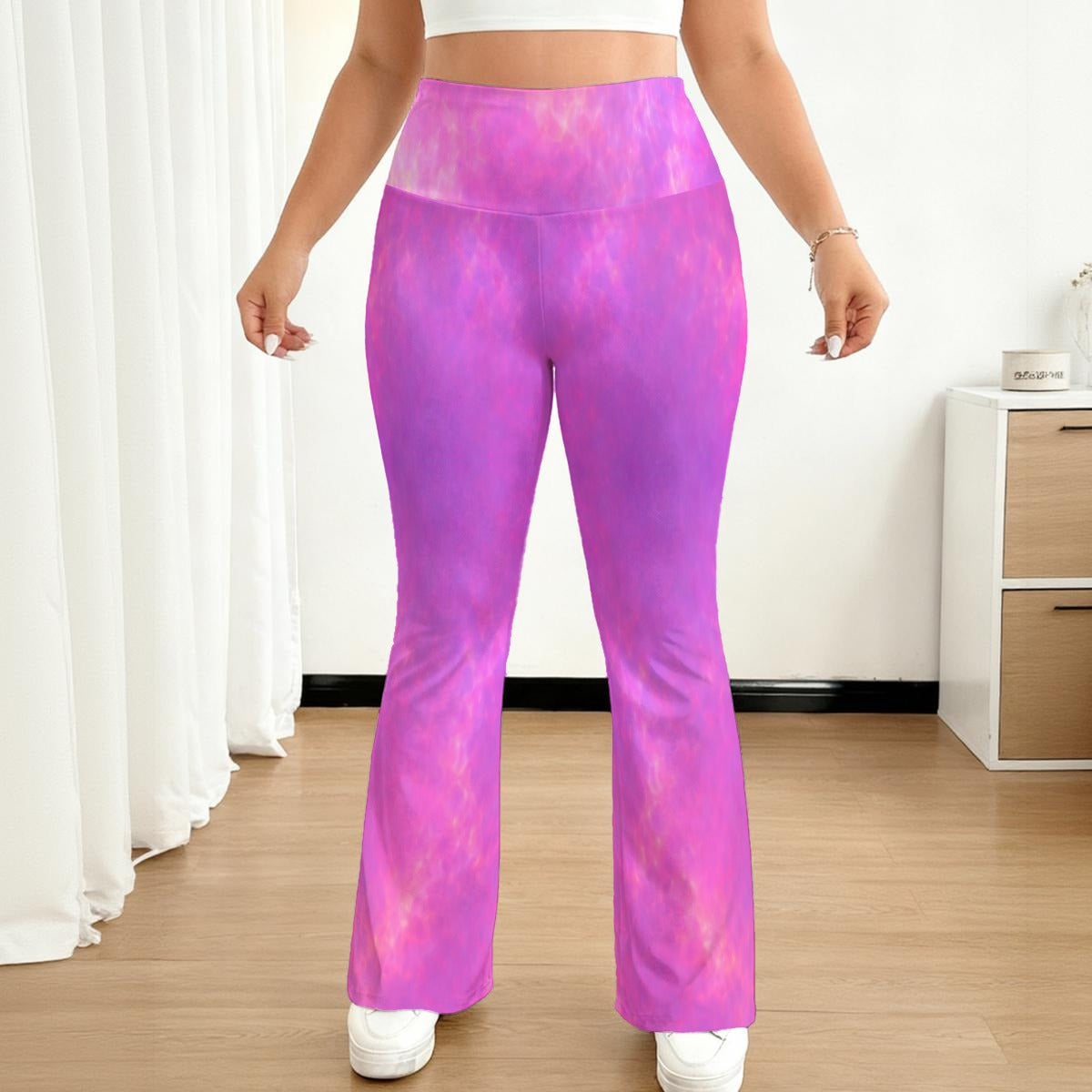 All-over print Women's Flare Yoga Pants
