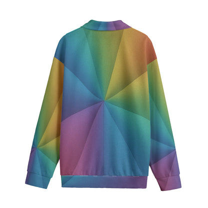 Unisex Lapel Collar Sweater