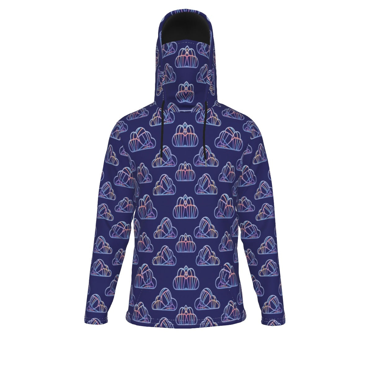 Men's Pullover Hoodie With Mask - view 1