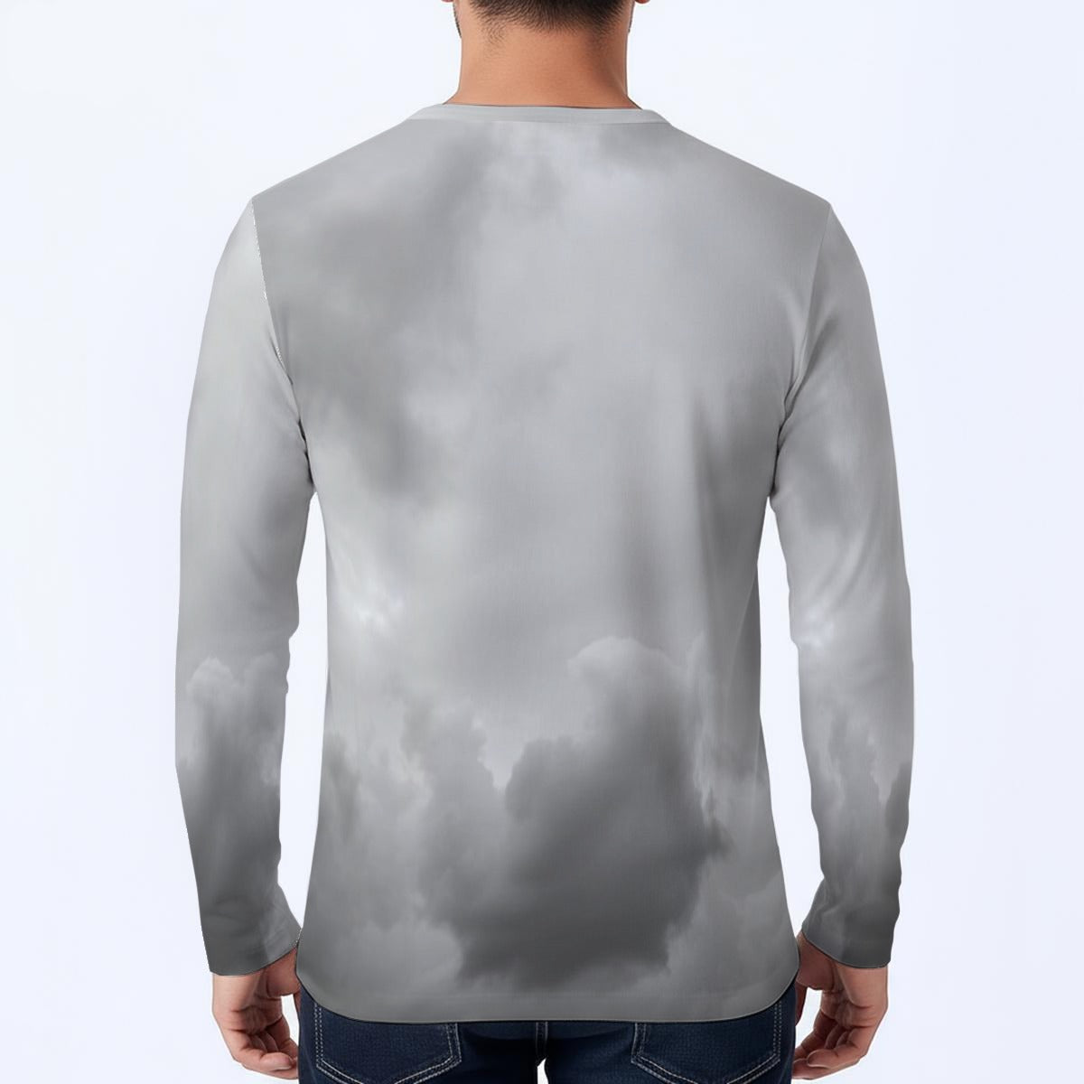 Men's Classic Long-Sleeve Henley Shirt