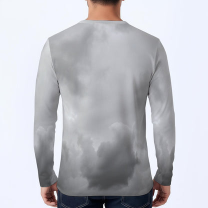 Men's Classic Long-Sleeve Henley Shirt