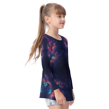 Unisex Kid's Long Sleeve O-neck T-shirt