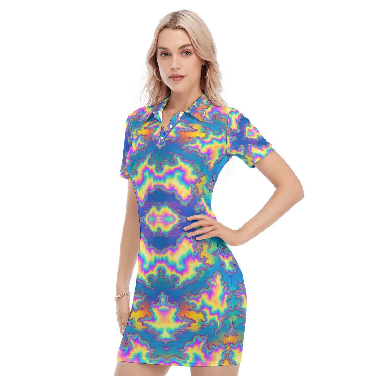 Women's Polo Collar Dress