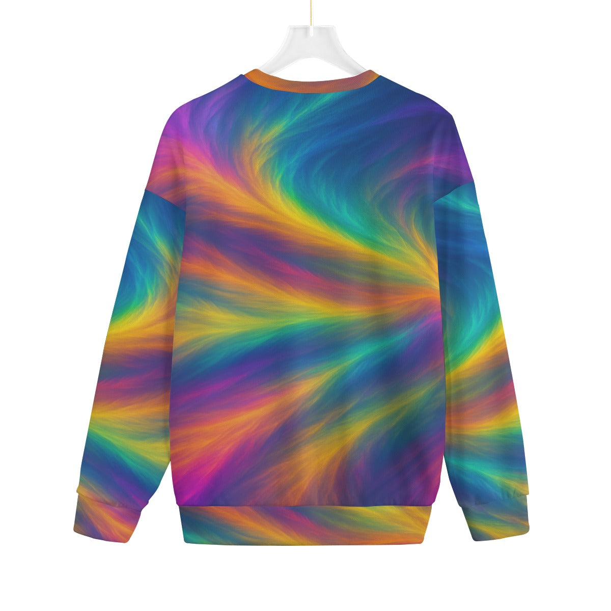 Unisex Drop-shoulder Knitted Fleece Sweater - view 2