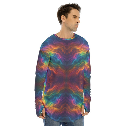 Men's Fingerless Long Sleeve T-shirt