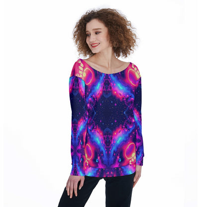 Women's Off-Shoulder Sweatshirt