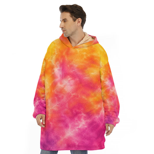 Unisex Sherpa-Fleece Hoodie Blanket - view 1