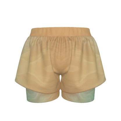 Unisex Sports Lined Shorts