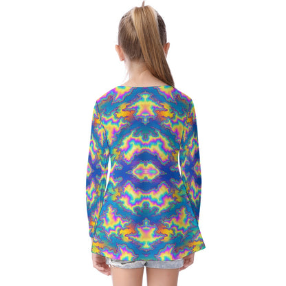 Unisex Kid's Long Sleeve O-neck T-shirt