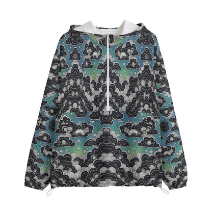 Unisex Pullover Jacket With Zipper Closure