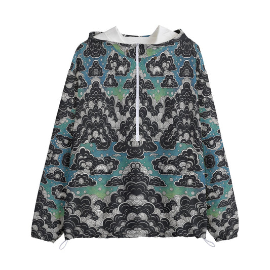 Unisex Pullover Jacket With Zipper Closure