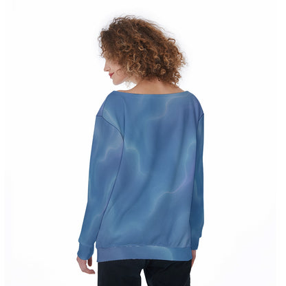 Women's Off-Shoulder Sweatshirt