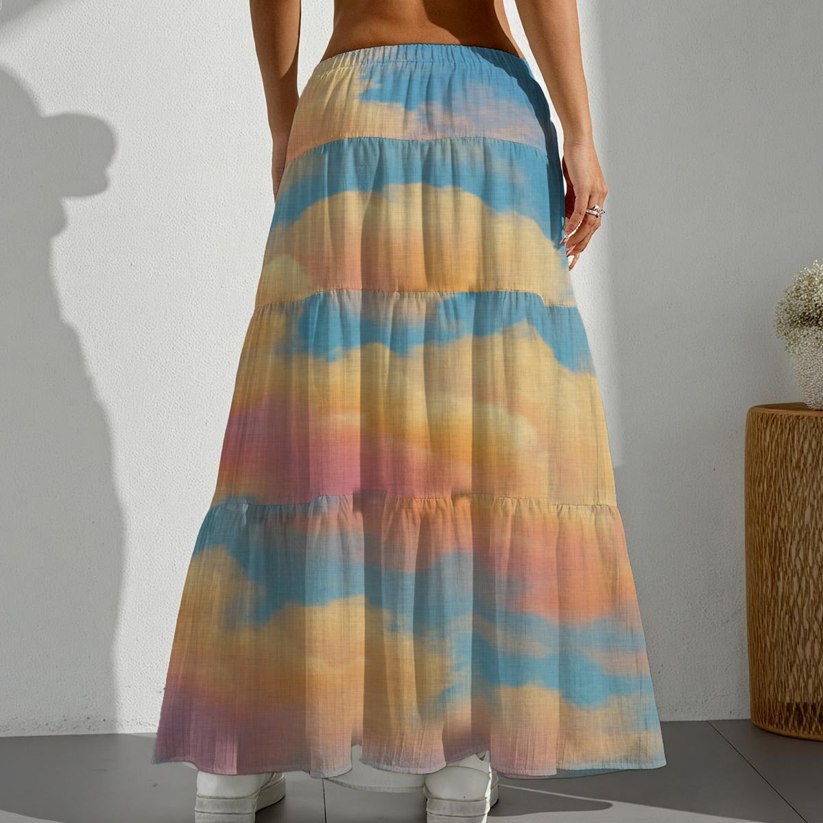 Women's Pleated Long Skirt