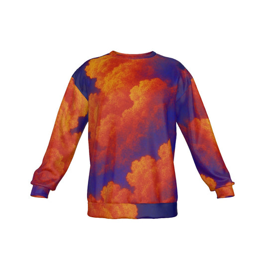 Men's Drop Shoulder Round Neck Long-Sleeved Sweatshirt