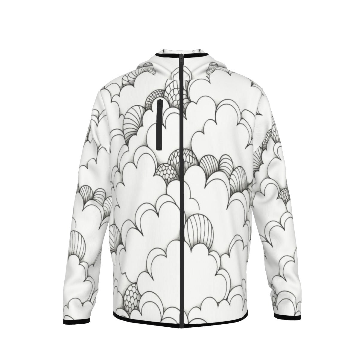 Men's Stylish Hoodie with Thumb Hole Design - view 1