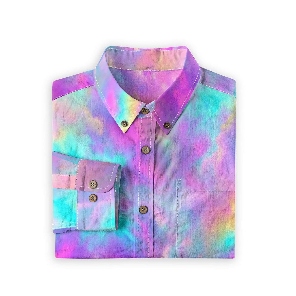Men's Casual Lapel Long Sleeve Shirt|125GSM Cotton