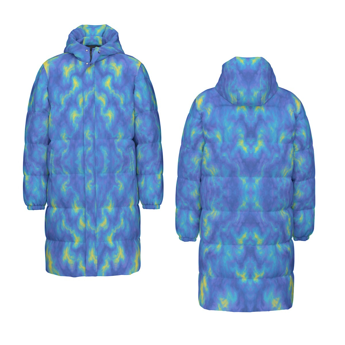 Unisex Long Down Jacket