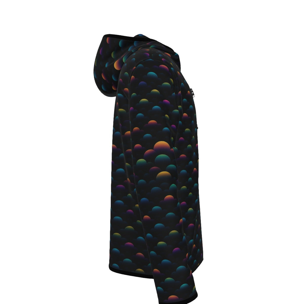Men's Stylish Hoodie with Thumb Hole Design - view 3