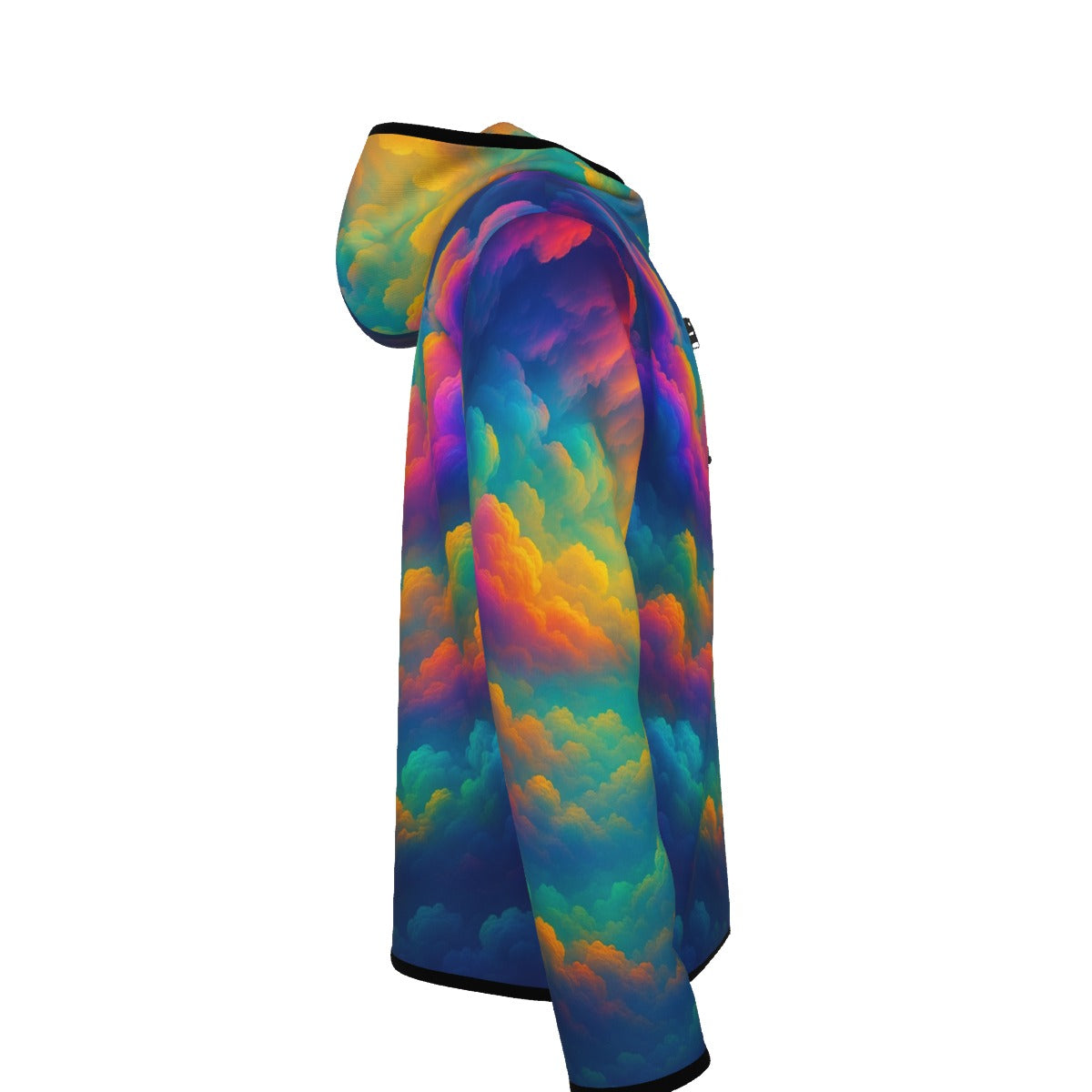 Men's Stylish Hoodie with Thumb Hole Design - view 3