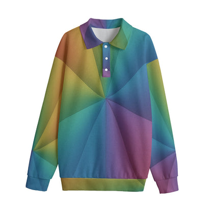 Unisex Lapel Collar Sweater