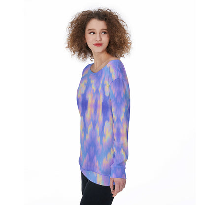 Women's Off-Shoulder Sweatshirt