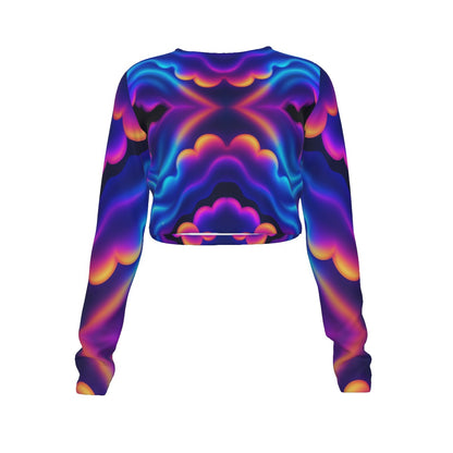 Women's Round Neck Crop Top T-Shirt