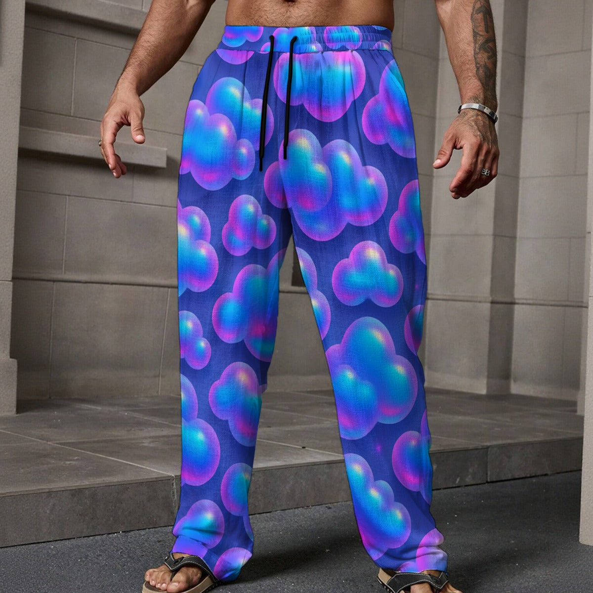 Men's Loose Casual Pants With Pocket