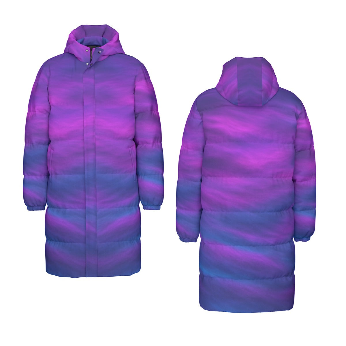 Unisex Long Down Jacket