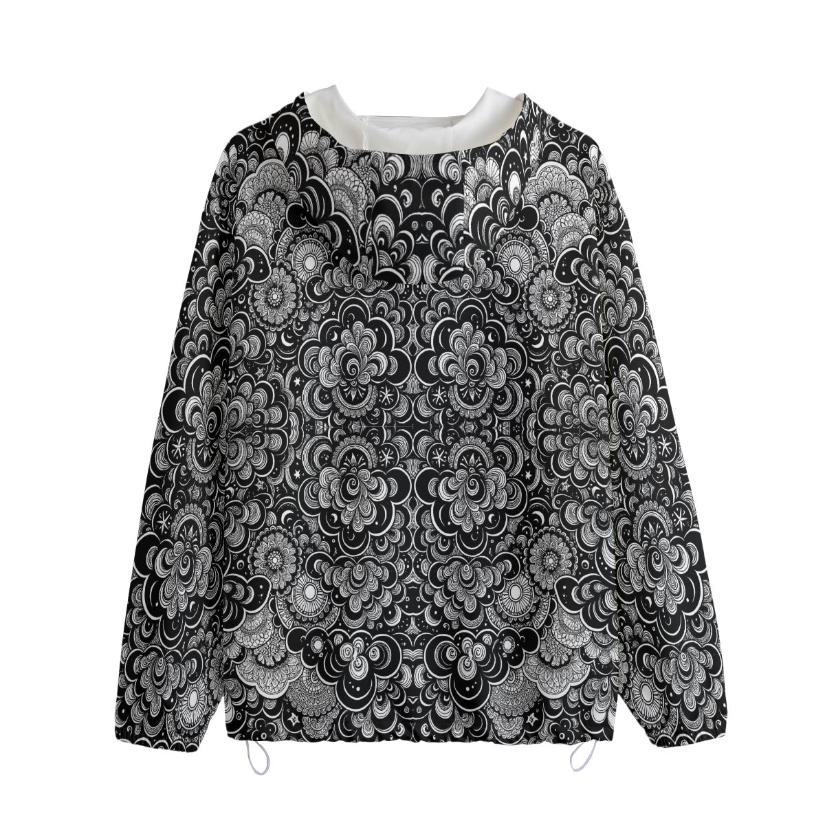 Unisex Pullover Jacket With Zipper Closure