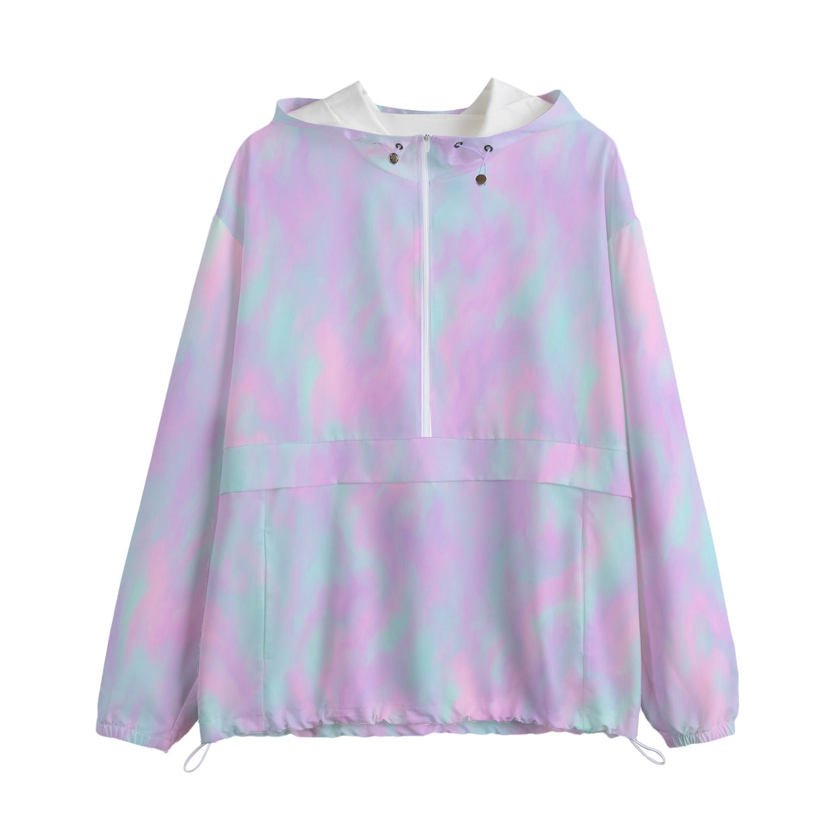 Unisex Pullover Jacket With Zipper Closure