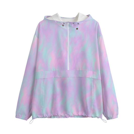 Unisex Pullover Jacket With Zipper Closure