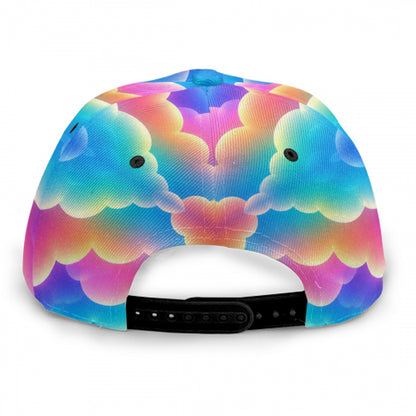 Baseball Cap With Flat Brim