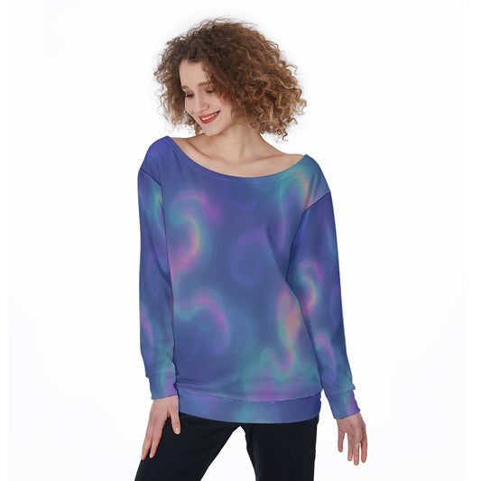 Women's Off-Shoulder Sweatshirt