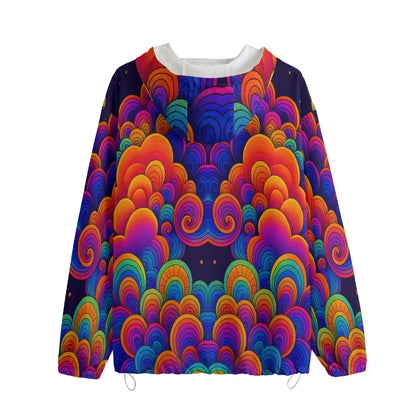 Unisex Pullover Jacket With Zipper Closure