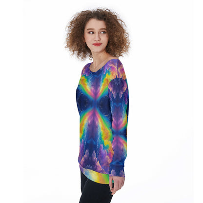 Women's Off-Shoulder Sweatshirt