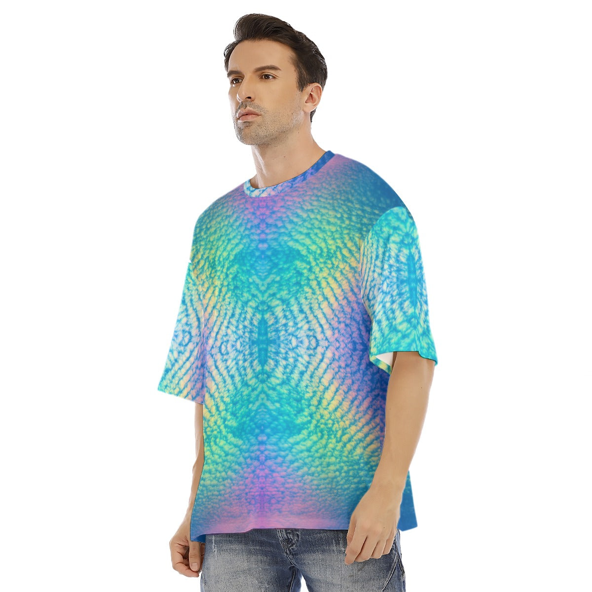 Men's Drop Shoulder T-shirt With Short Sleeve