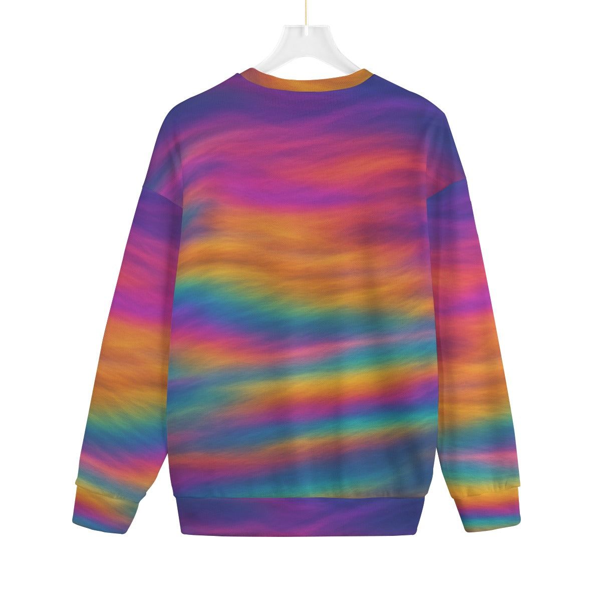 Unisex Drop-shoulder Knitted Fleece Sweater - view 2