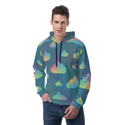 Men's Thicken Pullover Hoodie With Inner Hood