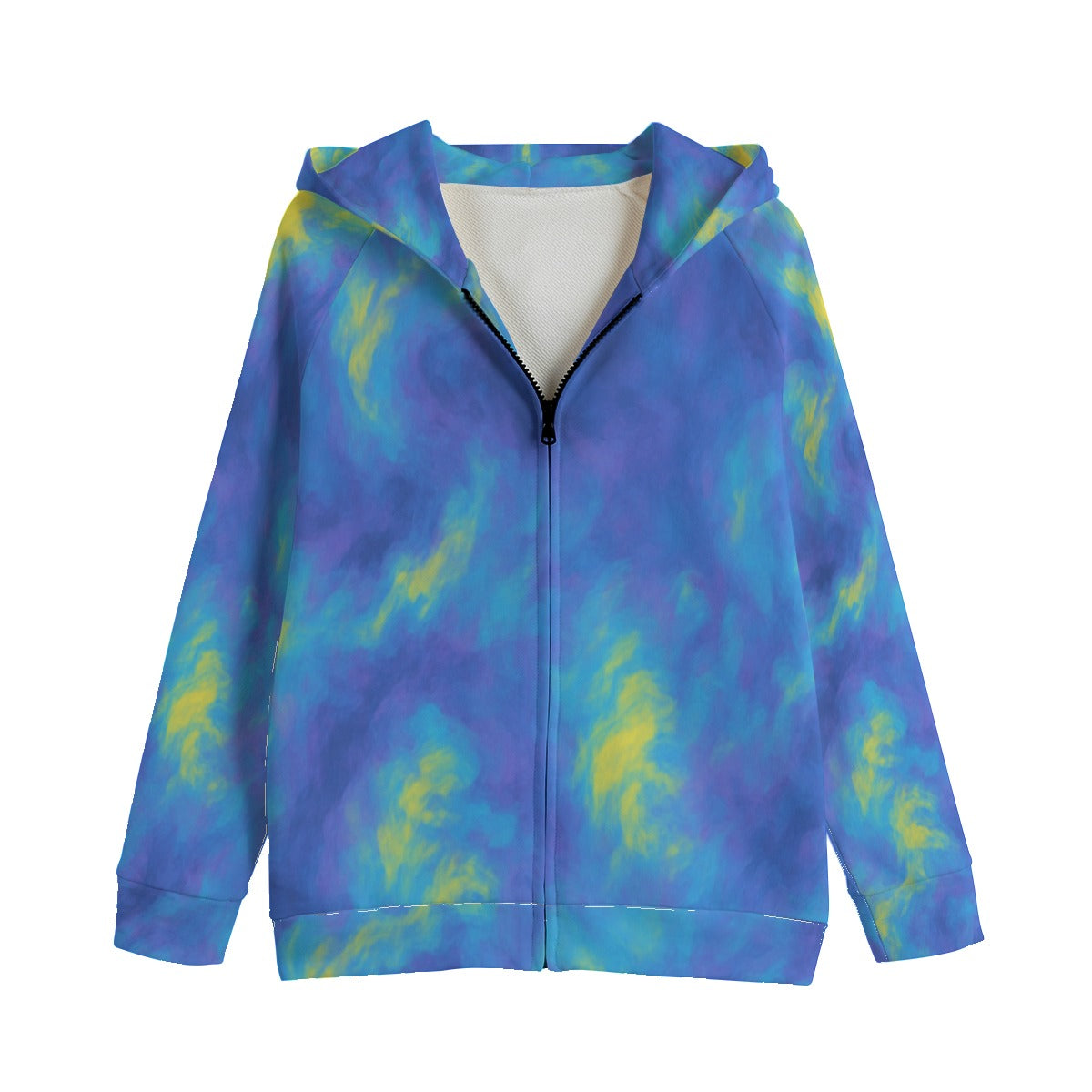 Unisex Kid's Zip Up Raglan Sleeve Hoodie | 310GSM Cotton