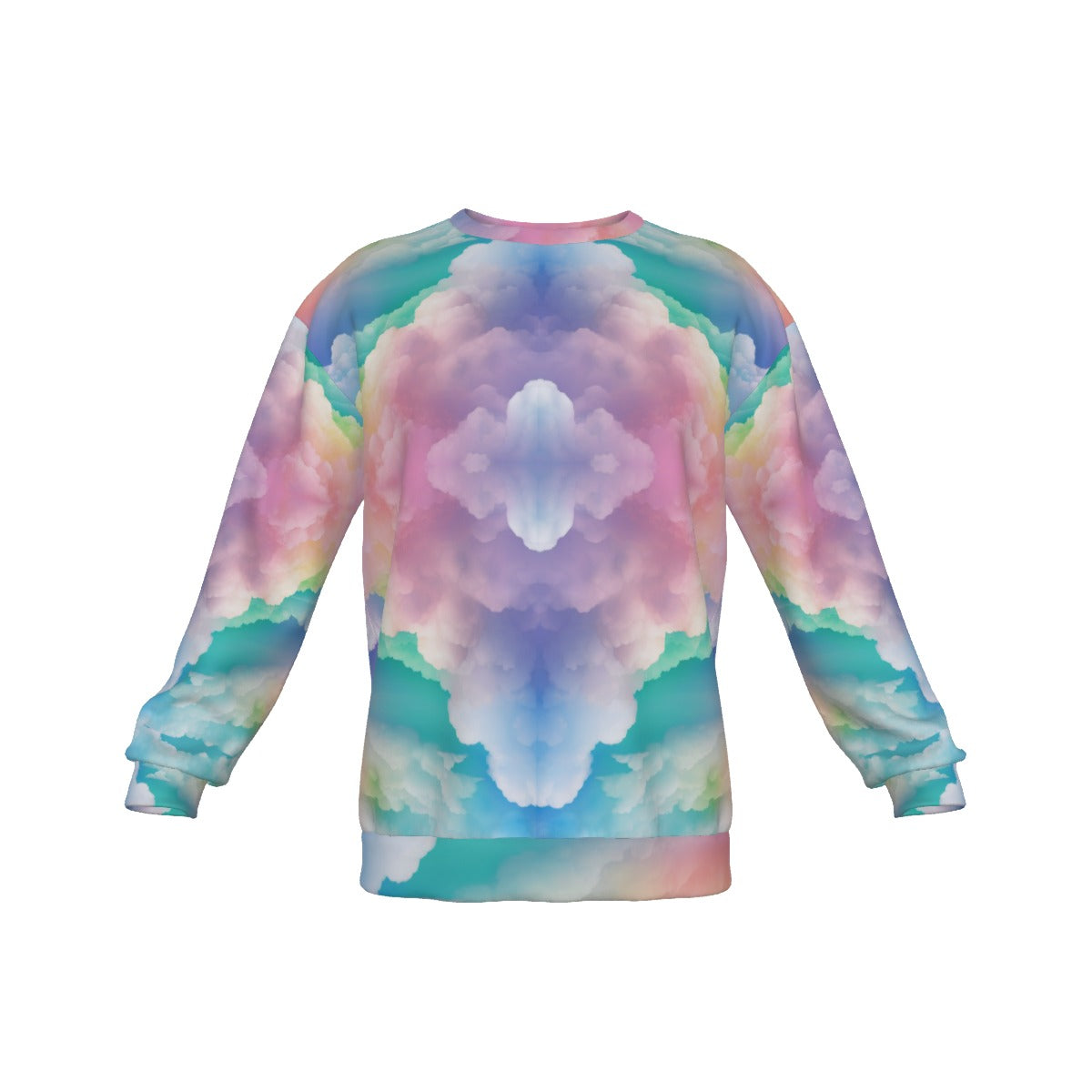 Men's Drop Shoulder Round Neck Long-Sleeved Sweatshirt