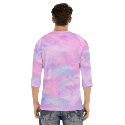 Men's Bracelet Sleeve T-shirt With Button Closure - view 4