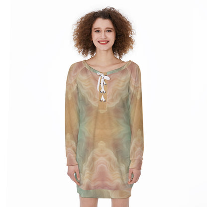 Women's Lace-Up Sweatshirt